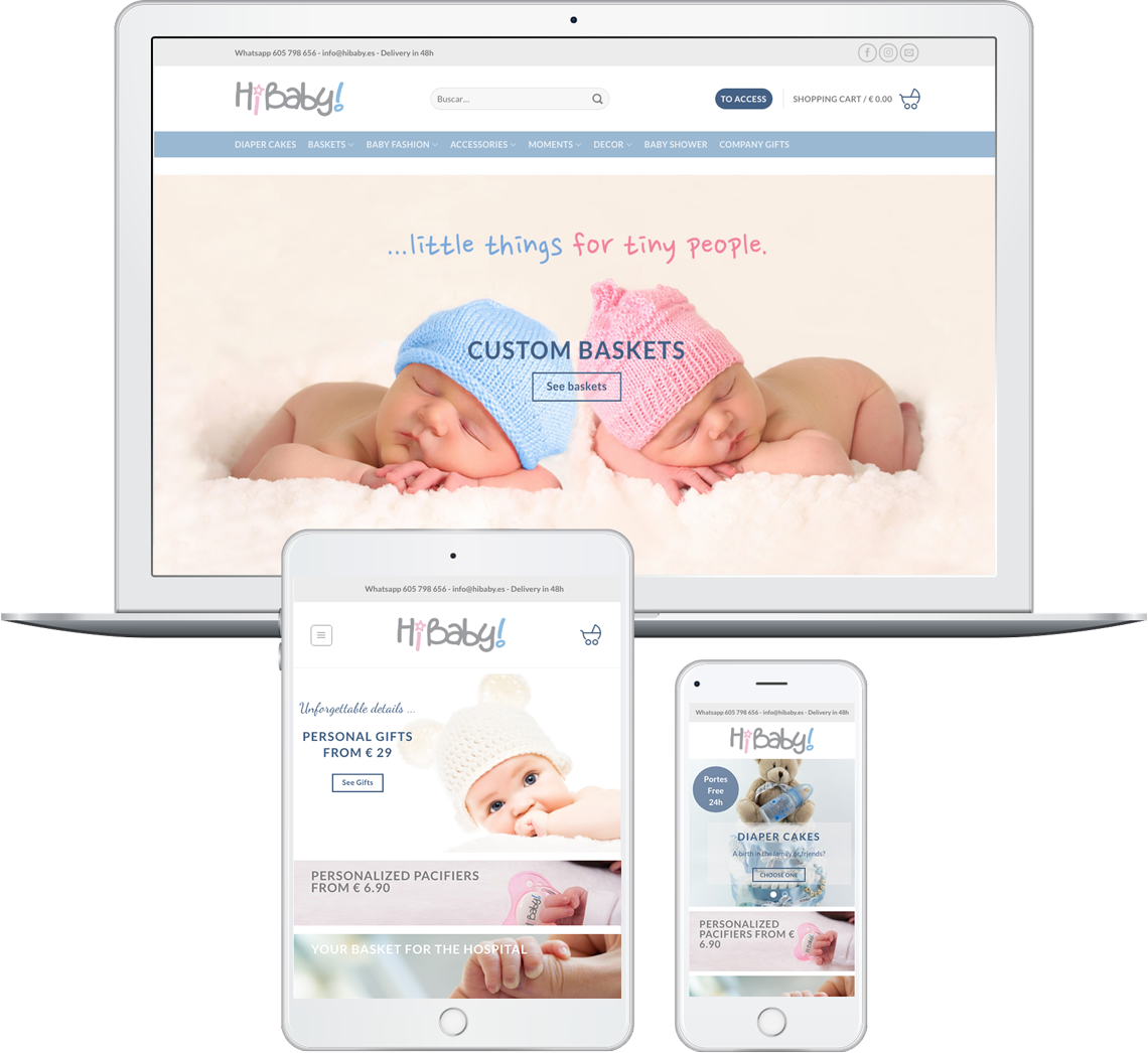 Brandall Agency Hi Baby Website Design