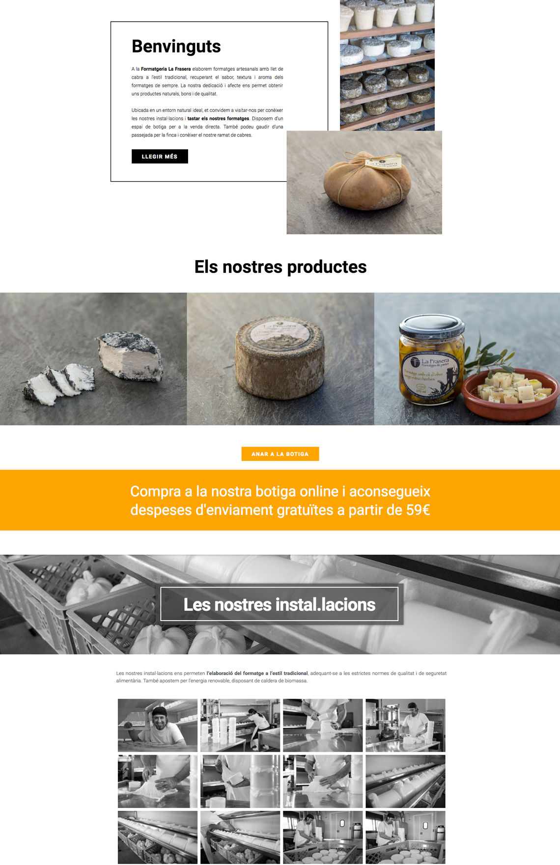 Brandall Agency Project La Frasera Website