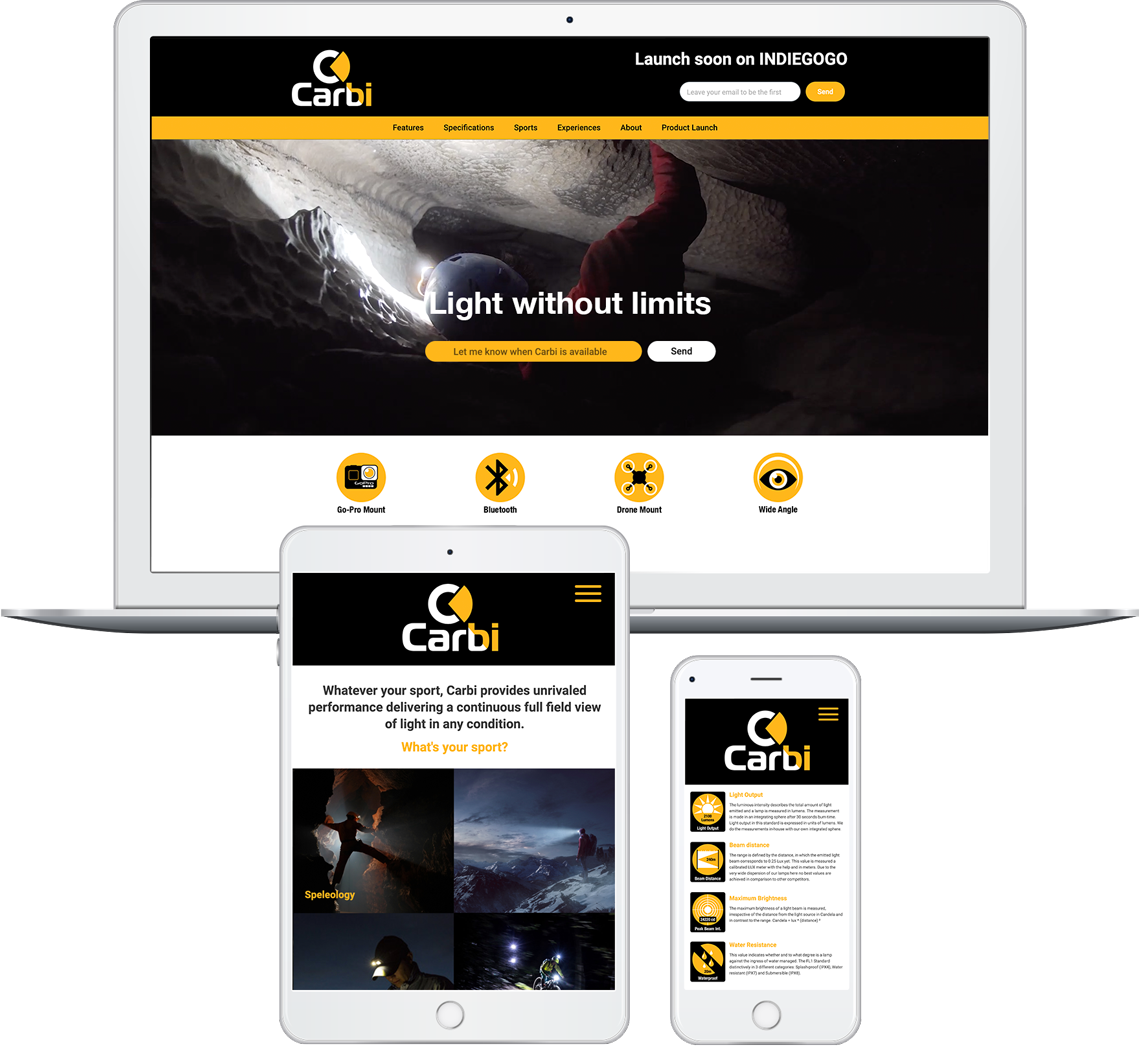 Brandall Agency Carbi Website Design